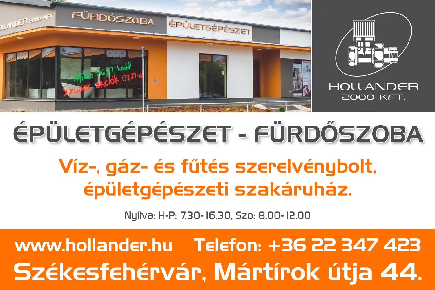 Hollander-2000 Kft. - Épületgépészeti Szakáruház