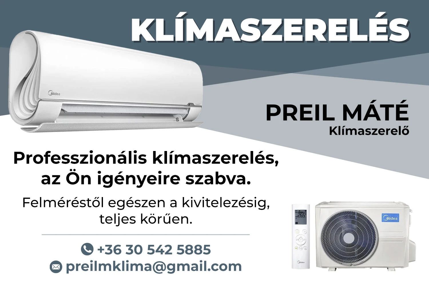 Preil Máté - Klímaszerelő