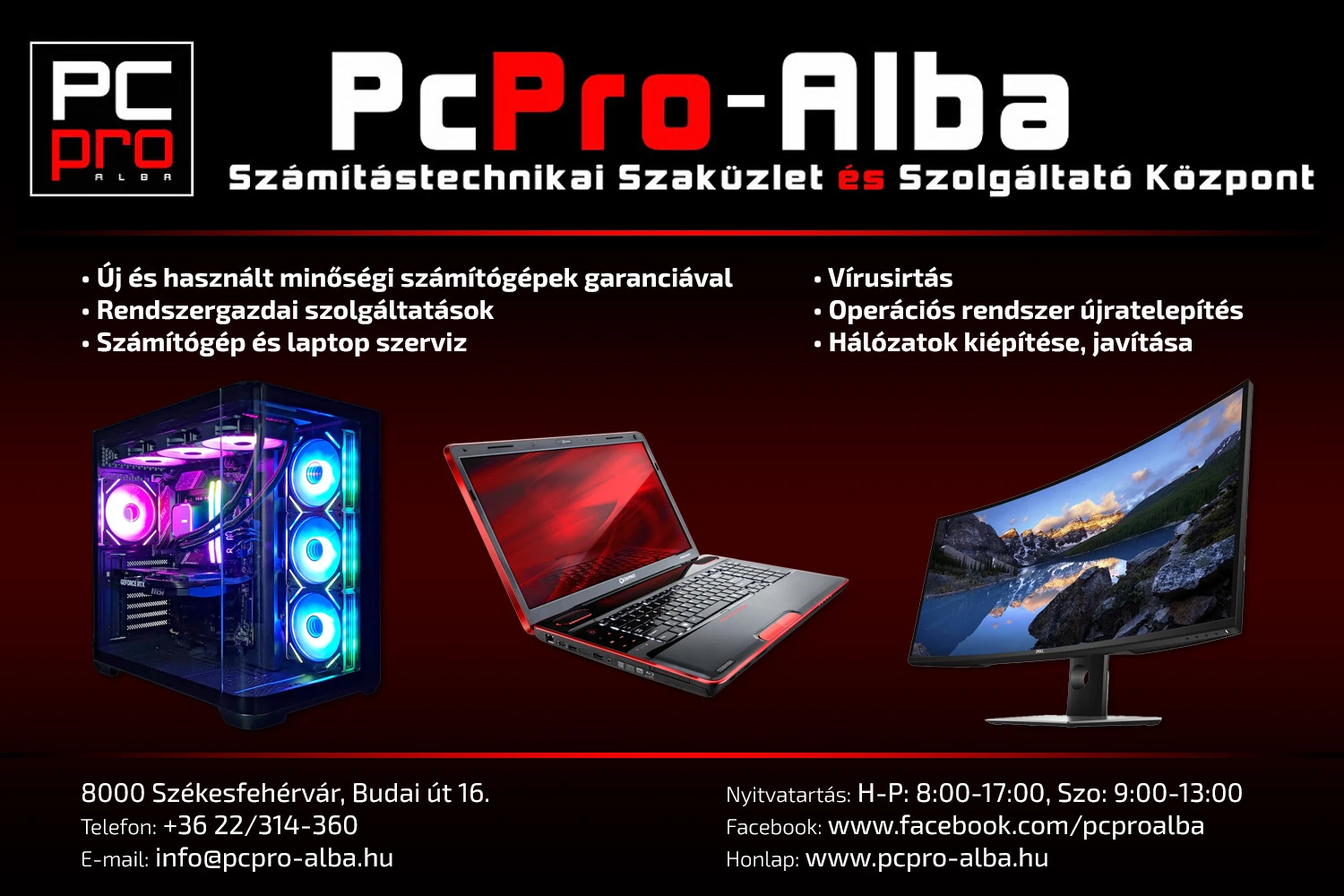 PcPro-Alba Számítástechnikai Szaküzlet és Szolgáltató Központ